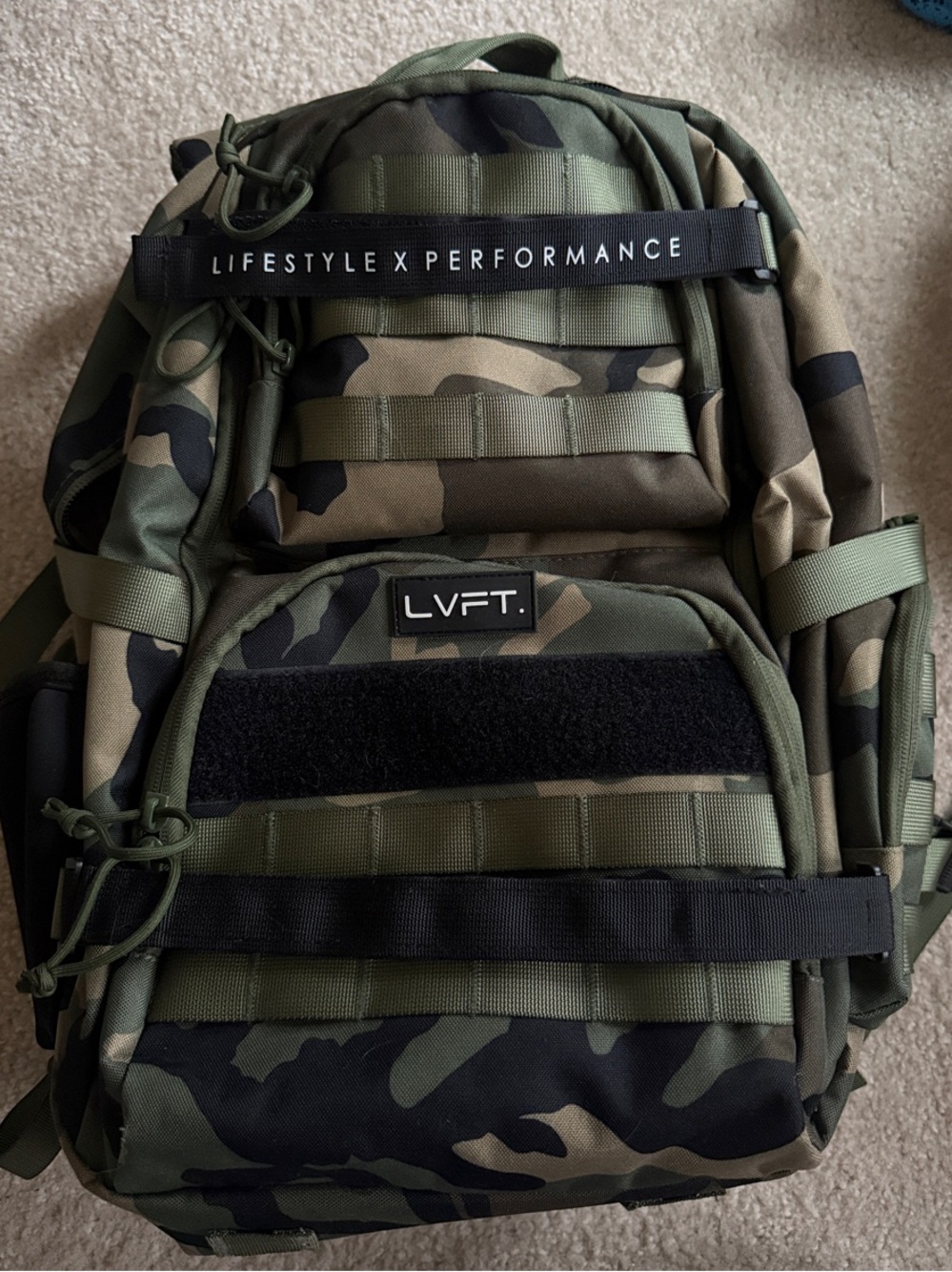 LVFT. Men's Camo Tactical Backpack - Green Camouflage